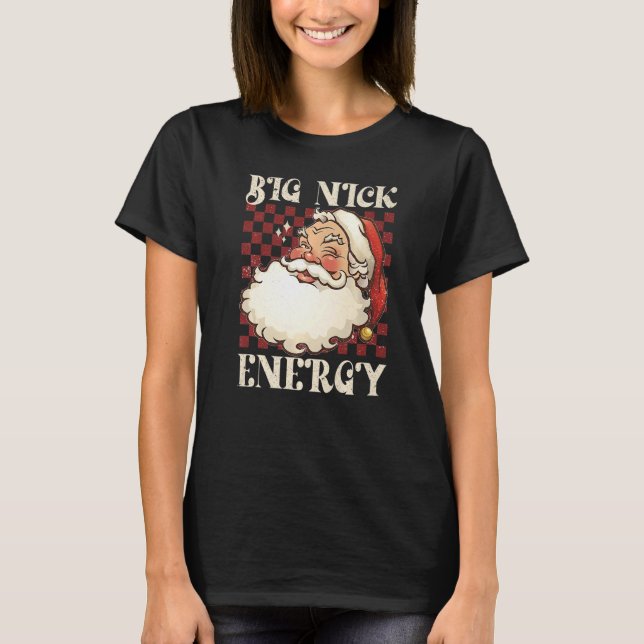 Big Nick Energy  Xmas Christmas Ugly Sweater Men W (Front)