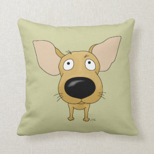 Big Nose Chihuahua Throw Pillow