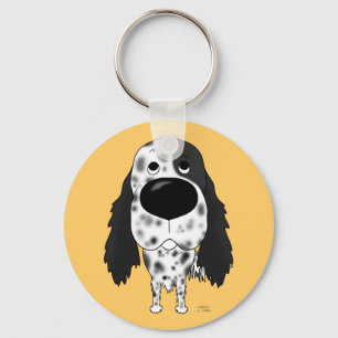 Big Nose English Setter Keychain