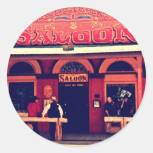 Big Nose Kate's Saloon Tombstone Arizona Classic Round Sticker