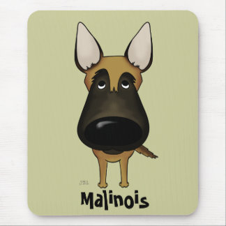 Big Nose Malinois Mouse Pad