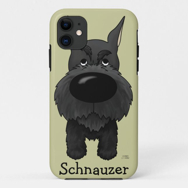 Big Nose Schnauzer Case-Mate iPhone Case (Back)