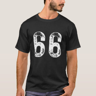 Big Number 66 For Bday 66Th Birthday K-Pop Merchan T-Shirt
