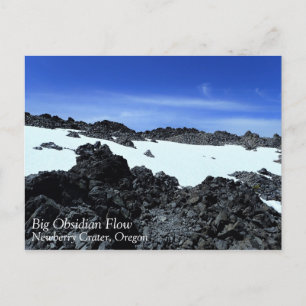 Big Obsidian Flow, Oregon Postcard