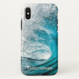 Big Ocean Wave Splash to Add your Name Case-Mate iPhone Case
