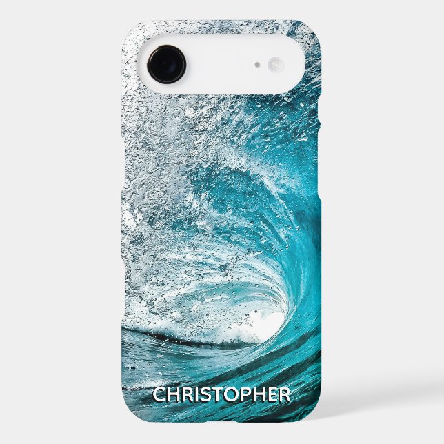 Big Ocean Wave Splash to Add your Name Case-Mate iPhone Case (Back)