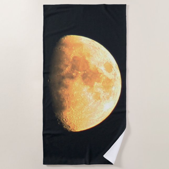 Big Old Moon btcna Beach Towel (Front)