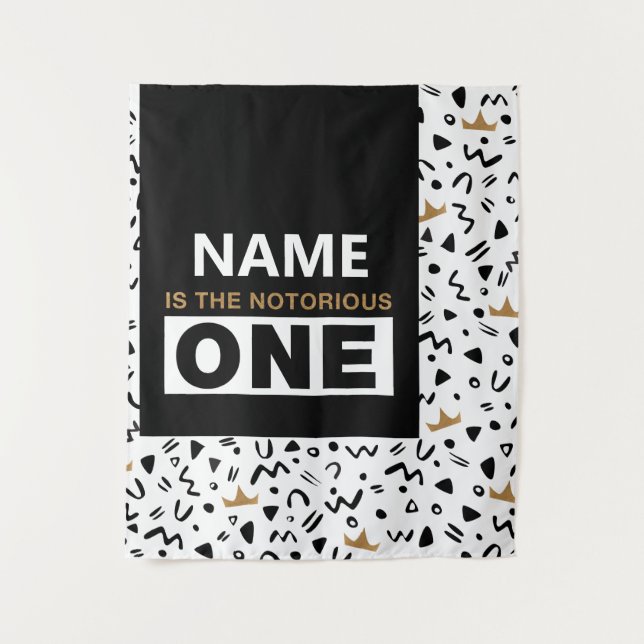 Big One Anniversaire photo fond tapisserie (Devant)