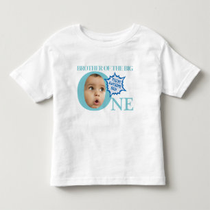 BIG ONE'S BRO ! T-Shirts de frère garçon d'anniver