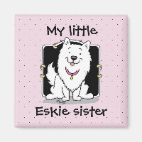 Big or Little Sister American Eskimo Dog - Eskie
