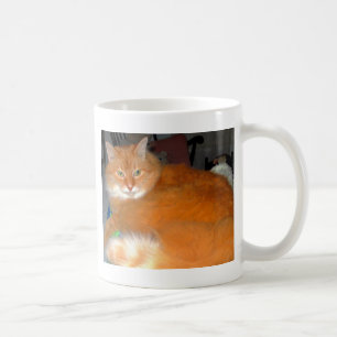 Big Orange Cat Coffee Mug