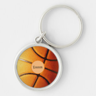 Big Orange Pimply Basketball, Keychain
