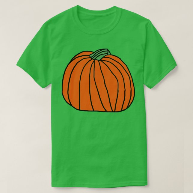 Big Orange Pumpkin T-Shirt (Design Front)