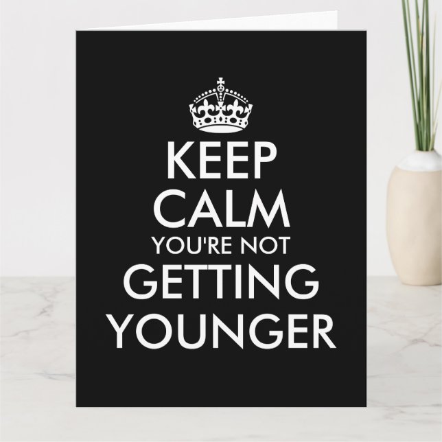 Big oversize humourous Birthday card for him or he (Front)