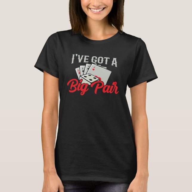 Big Pair Casino T-Shirt (Front)