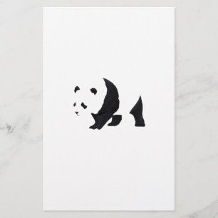 Big panda bear stationery