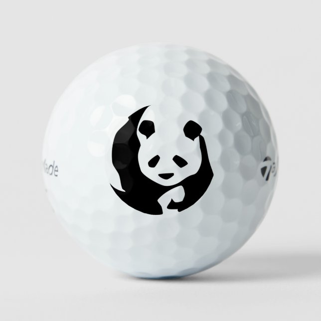 Big Panda TaylorMade 3 Pack balles de golf (Recto)