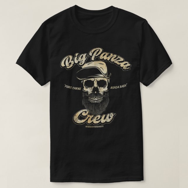Big Panza Crew Chingon  T-Shirt (Design Front)