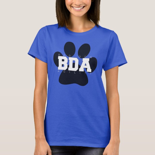 Big Paw, I <3 Naughty Dogs Back T-Shirt (Front)