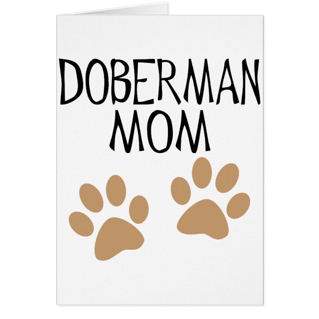 Big Paws Doberman Mom (Front)