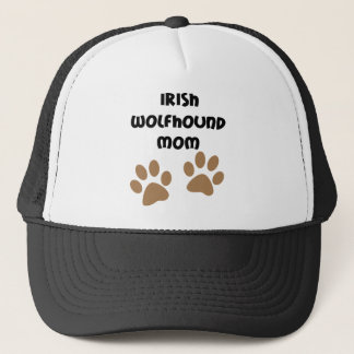 Big Paws Irish Wolfhound Mom Trucker Hat