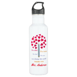 Big Pencil tree / Teacher Appreciation 710 Ml Water Bottle