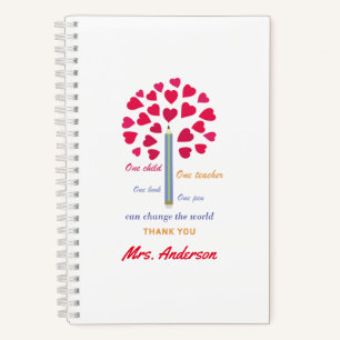 Big Pencil tree / Teacher Appreciation Notebook