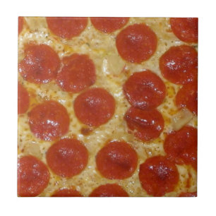 big pepperoni pizza tile