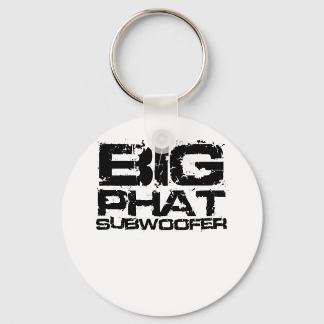 Big Phat Subwoofer Dubstep Keychain (Front)