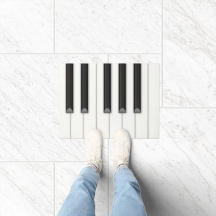 Big Piano Keys Musical 18x24 Doormat