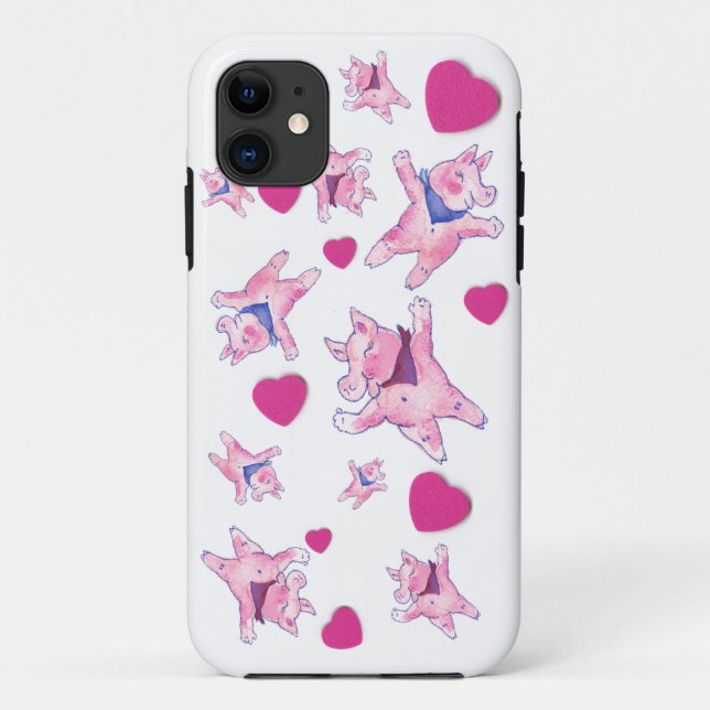 Big Pig Little Pig Case-Mate iPhone Case (Back)