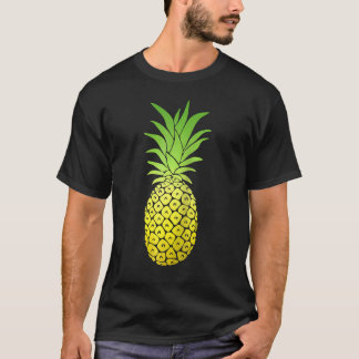 Big Pineapple Green Yellow Fun Tropical Fruit Summ T-Shirt
