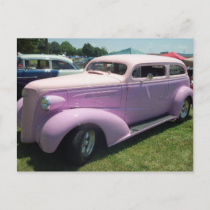 Big Pink Car Postcard