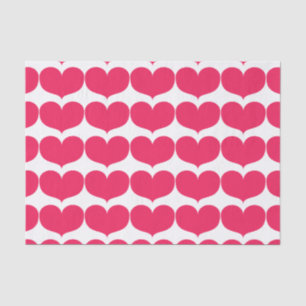 Big Pink Hearts Tissue Paper