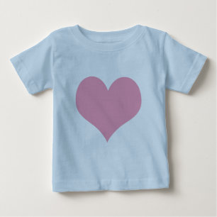 Big Pink Love Heart Baby T-Shirt
