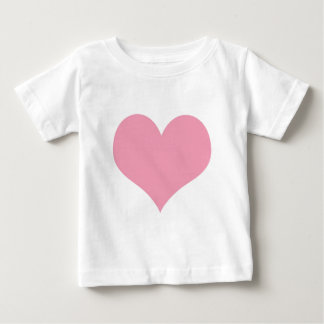Big Pink Love Heart Baby T-Shirt