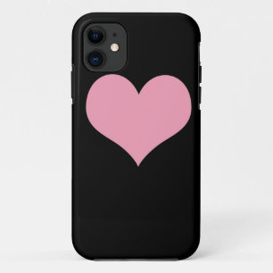 Big Pink Love Heart iPhone 11 Case