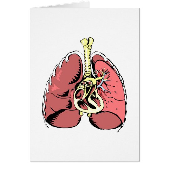 Big Pink Lungs Card