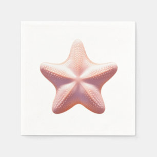 Big Pink Starfish Napkin