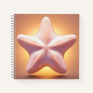 Big Pink Starfish Notebook