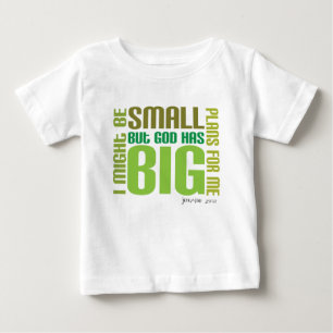 Big Plans Christian baby t-shirt
