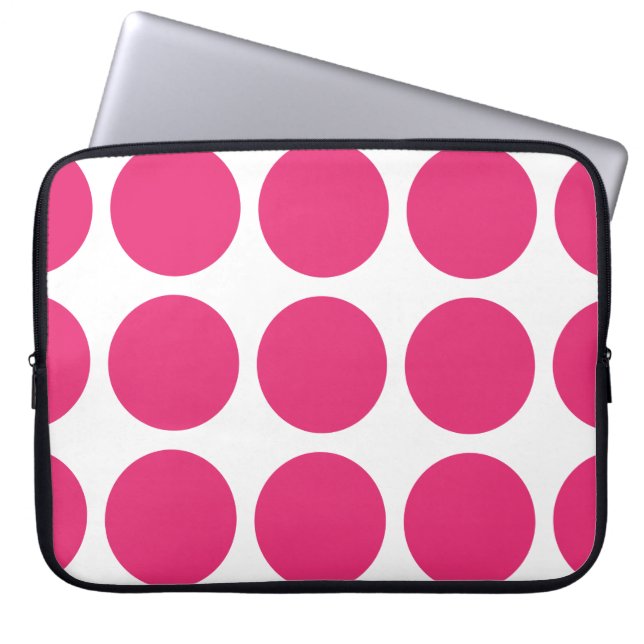 Big Polka Dots Electronics Sleeve (Front)