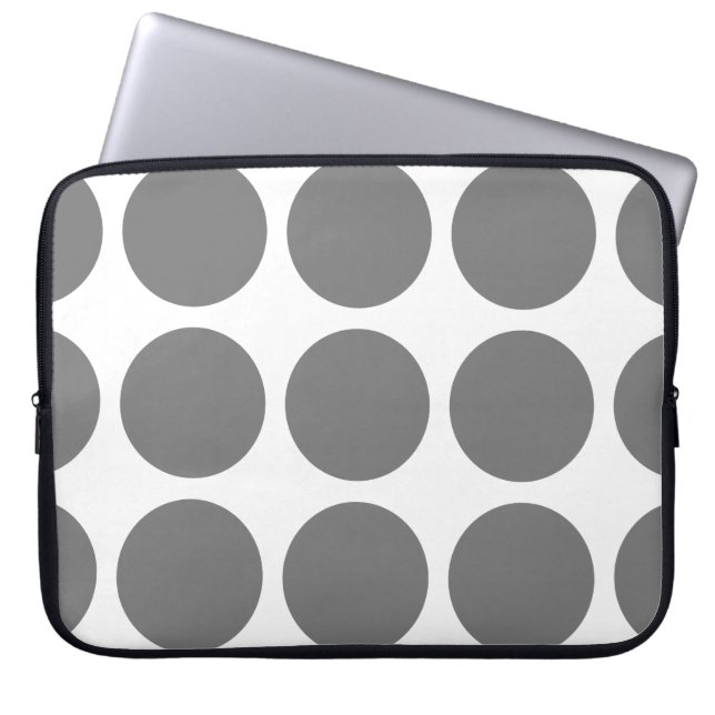 Big Polka Dots Electronics Sleeve (Front)