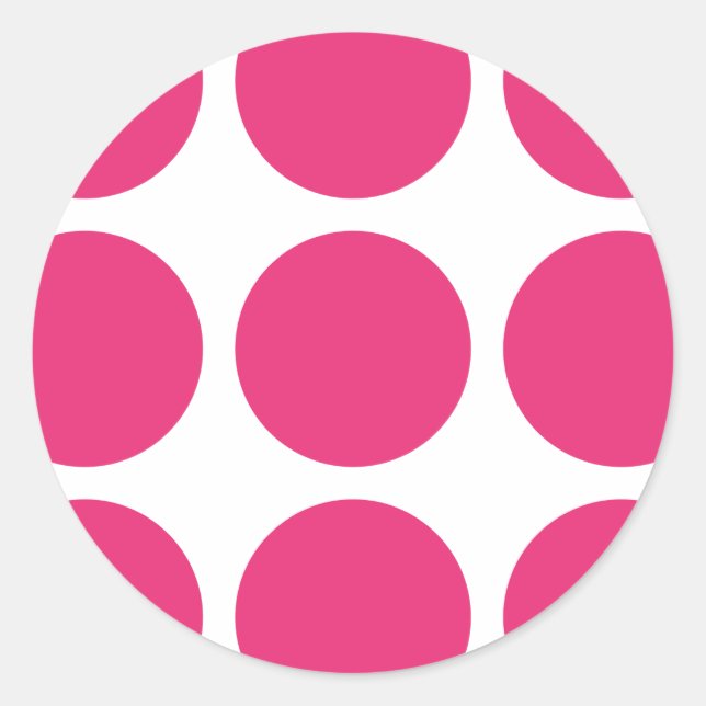 Big Polka Dots Stickers (Front)