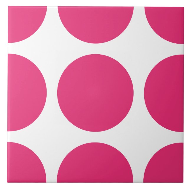 Big Polka Dots Tile (Front)