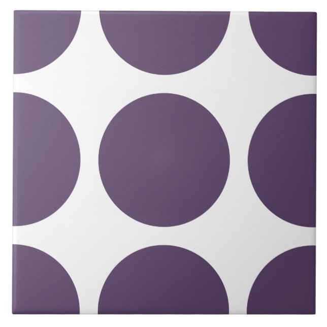 Big Polka Dots Tile (Front)