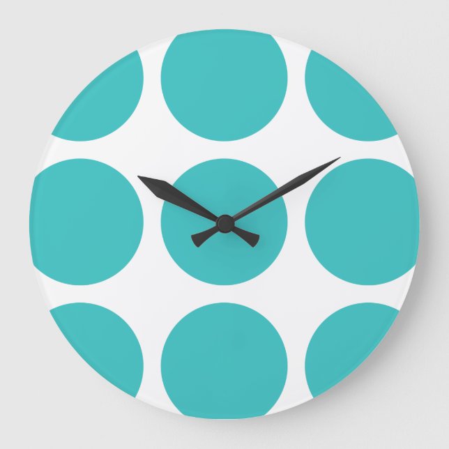 Big Polka Dots Wall Clock (Front)