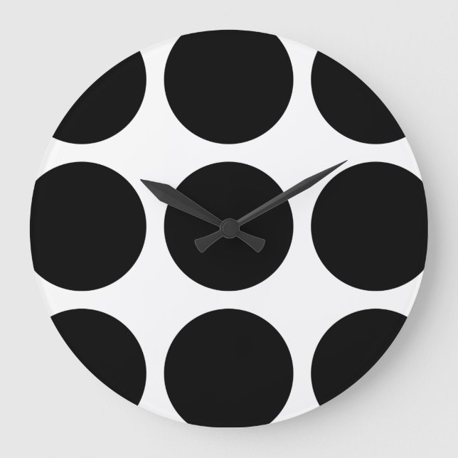 Big Polka Dots Wall Clock (Front)
