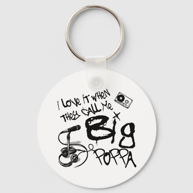 Big Poppa Keychain (Front)