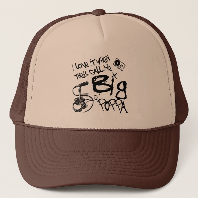 Big Poppa Trucker Hat (Front)